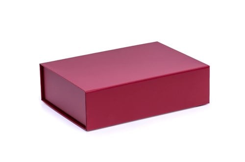 Pudełko Magnetyczne Bordowe 250x180x70mm Pudełko Ozdobne Prezentowe