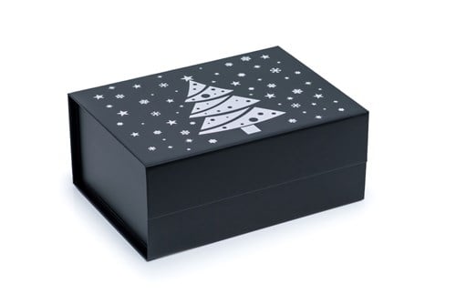 Pudełko Magnetyczne Świąteczne Czarny 235x170x100mm (zew) Na Prezent
