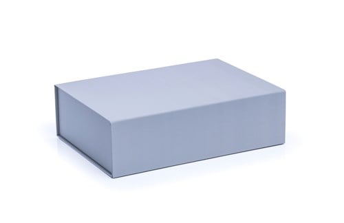 Pudełko Magnetyczne Szare Popielate 350x250x100mm Prezentowe Ozdobne