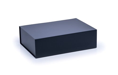 Pudełko Magnetyczne Granatowe Ciemne 350x250x100mm  Eleganckie Pudełko