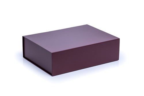 Pudełko Magnetyczne Bordowe 350x250x100mm Pudełko Prezentowe Ozdobne