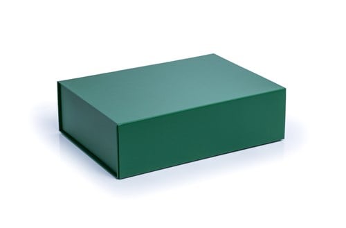 Pudełko Magnetyczne Leśny Zielony 350x250x100mm Opakowanie Ozdobne
