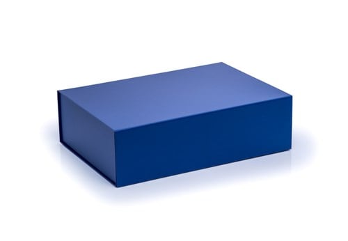 Pudełko magnetyczne szafirowe 350x250x100 mm opakowanie prezentowe