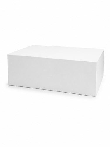 Pudełko Magnetyczne 350x250x120mm Biały Teksturowane Pudełko Ozdobne