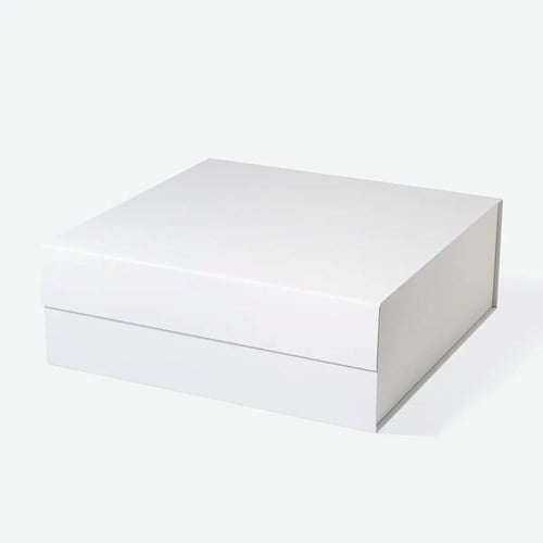 Pudełko Magnetyczne 350x350x150mm Białe Eleganckie Pudełko Prezentowe