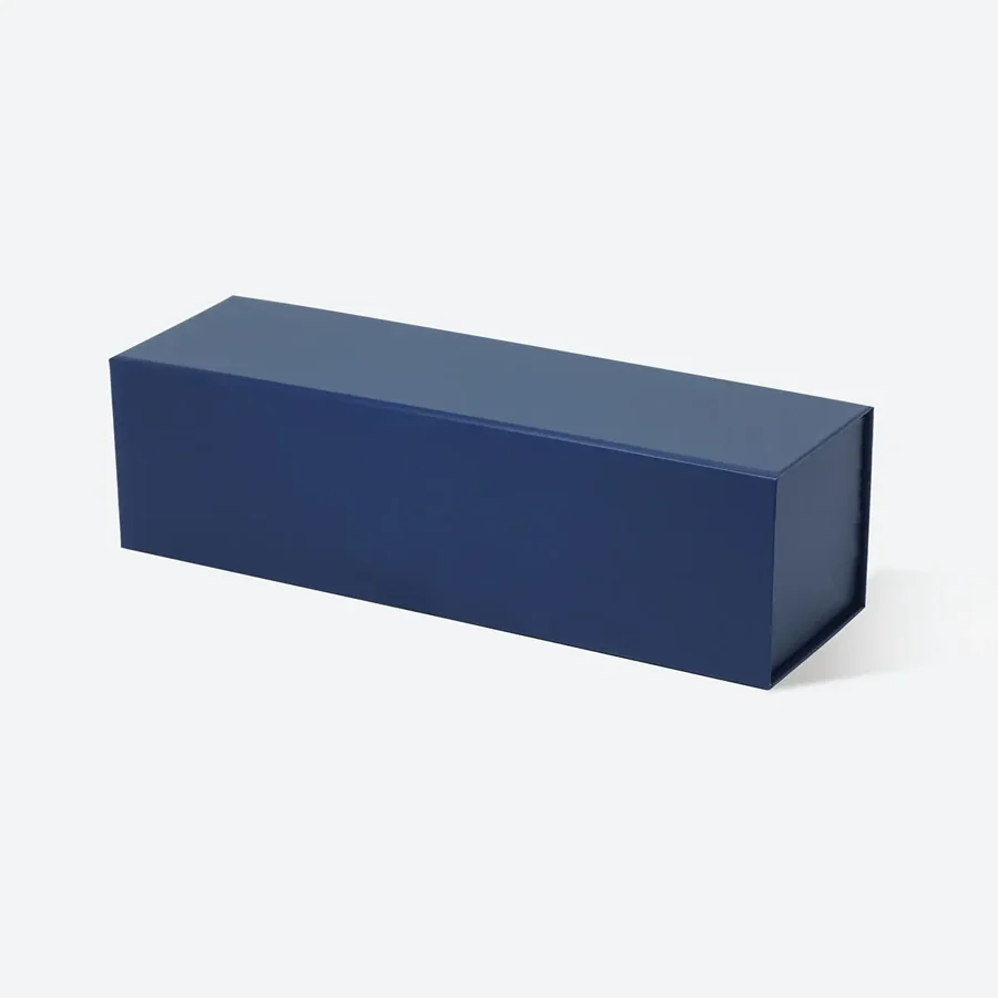 Pudełko Magnetyczne Na Wino 360x110x105mm Granatowe Eleganckie