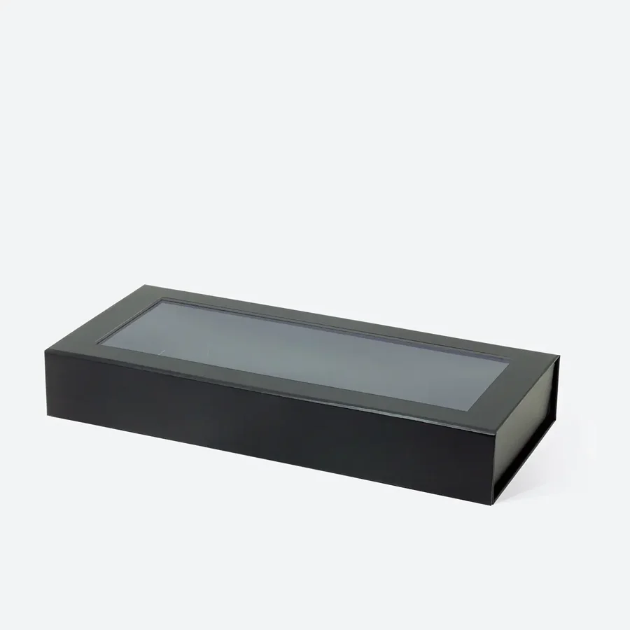 Pudełko Magnetyczne Czarne Okienko 345x150x55mm (zew) F2 Prezentowe