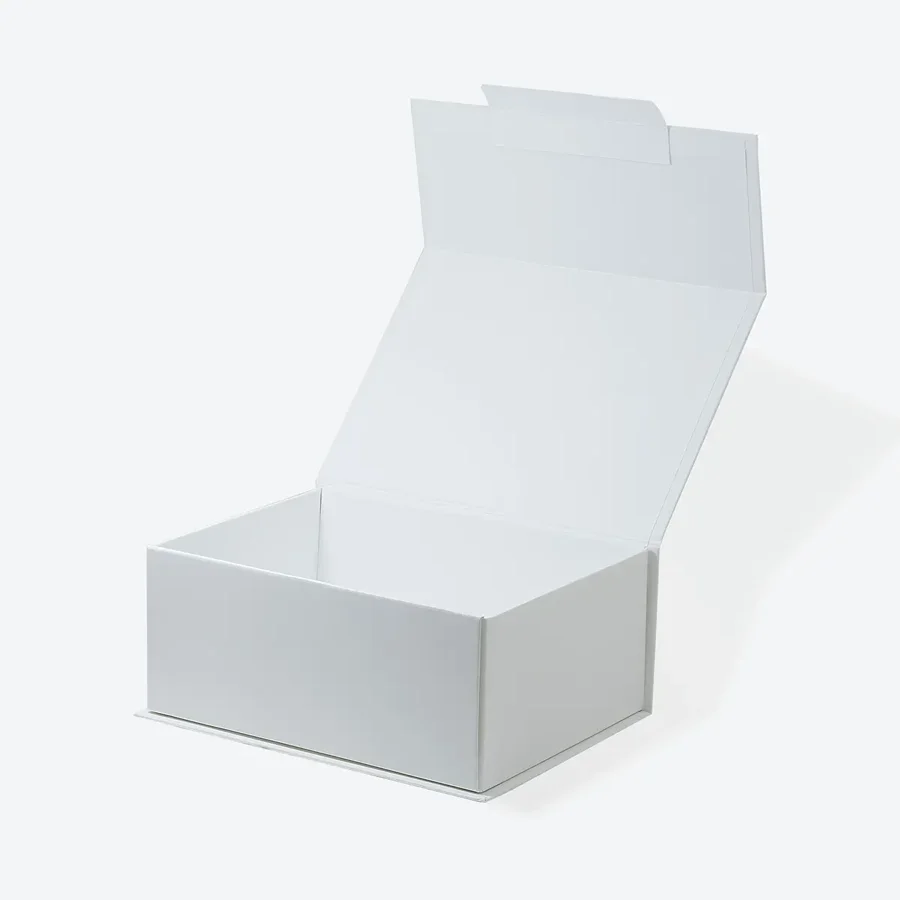 Białe pudełko rigid A5 235x170x100 mm ekologiczne opakowanie bez