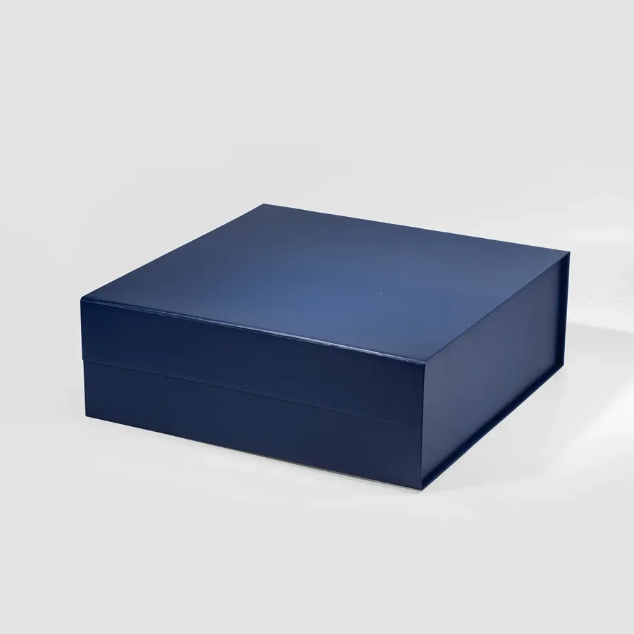 Pudełko Magnetyczne Granatowe 330x330x115zew A4 Opakowanie Prezentowe