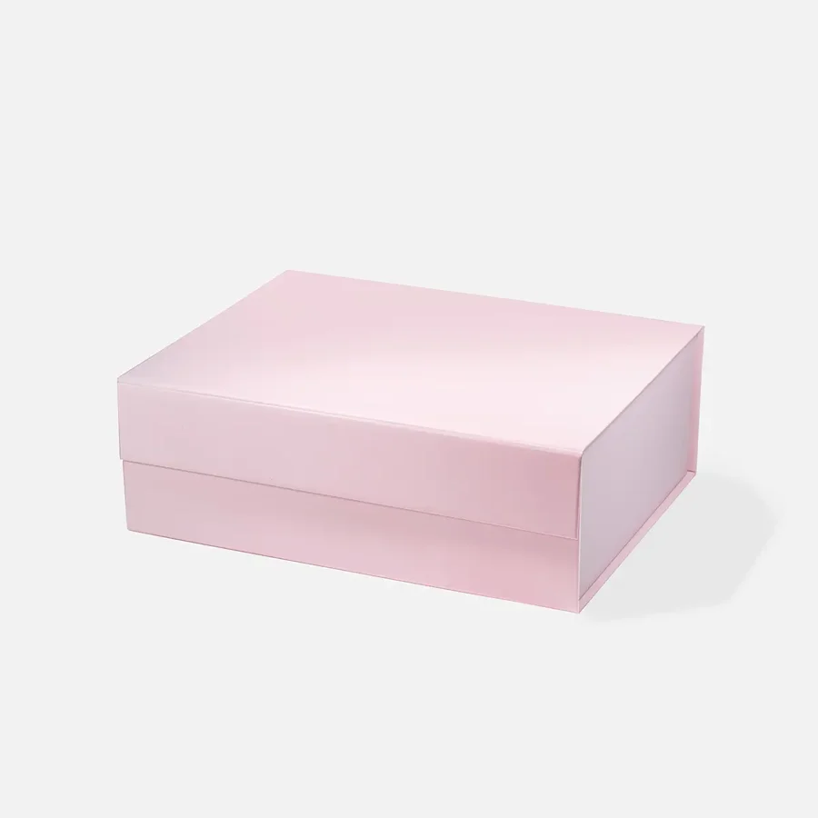 Pudełko Magnetyczne Różowe 330x255x115mm (zew) A4 Eleganckie Pudełko