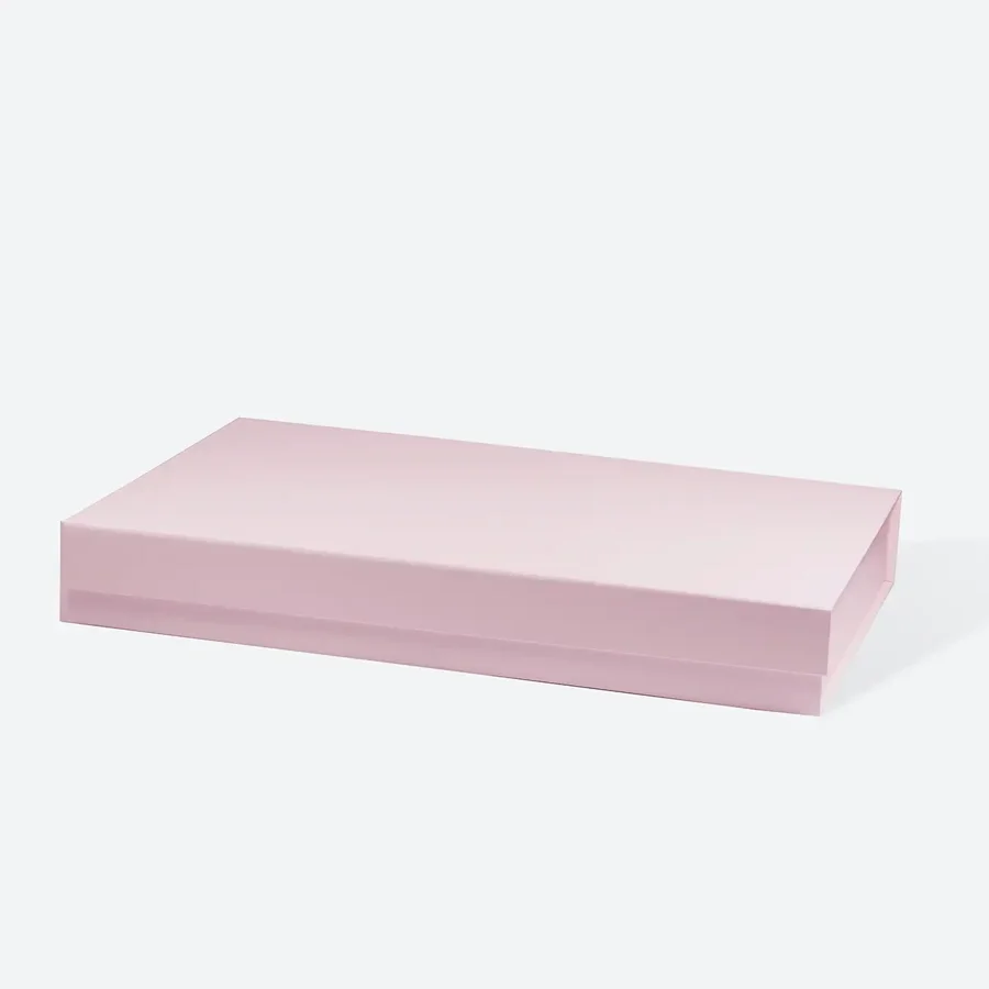 Pudełko magnetyczne różowe 500x340x70 mm XL prezentowe składane