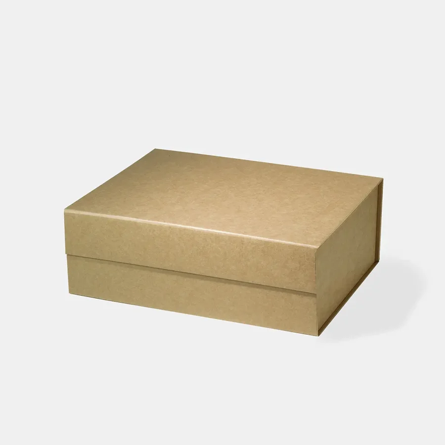 Pudełko Magnetyczne Kraft 330x255x115mm (zew) A4 Opakowanie Na Prezent