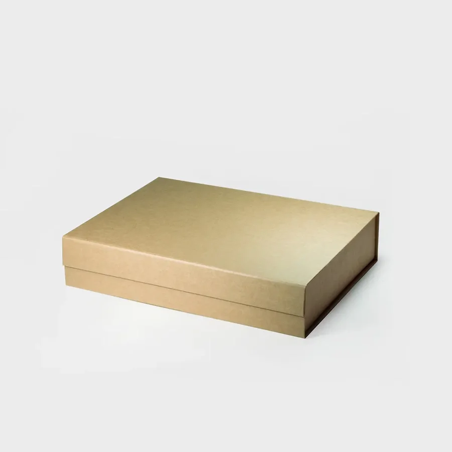 Pudełko magnetyczne kraftowe A4 330x255x70 mm opakowanie premium