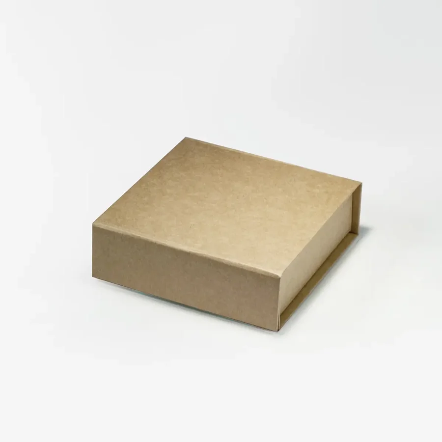Pudełko magnetyczne kraft 120x120x40 mm zewn. opakowanie prezentowe