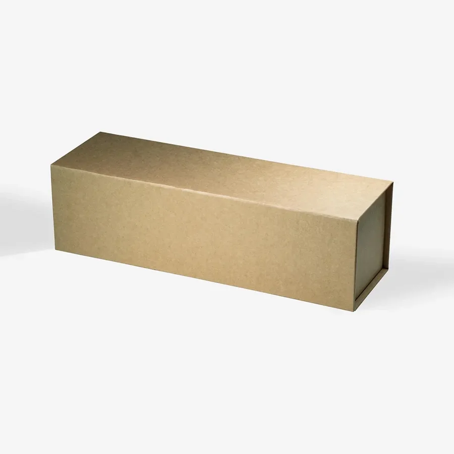 Pudełko Magnetyczne Na Wino 360x110x105mm Kraft Eleganckie Na Prezent