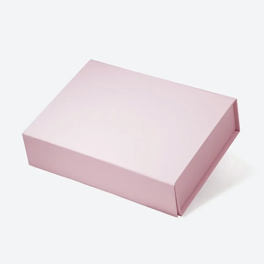 Pudełko magnetyczne prezentowe różowe F1 203x152x55 mm sztywne