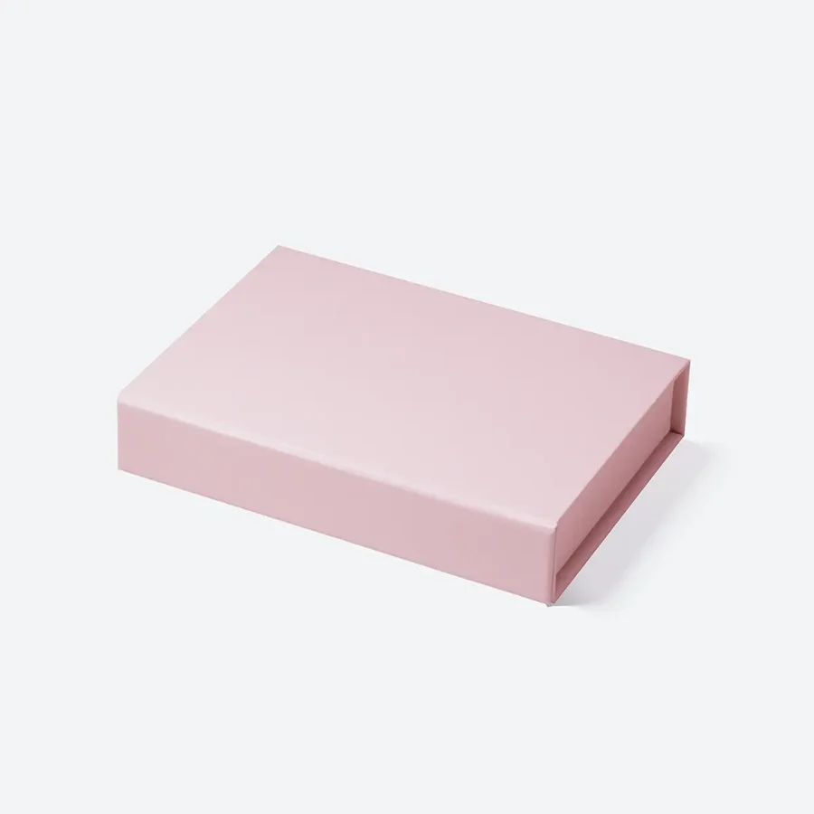 Pudełko magnetyczne jasnoróżowe 120x90x25 mm ozdobne prezentowe
