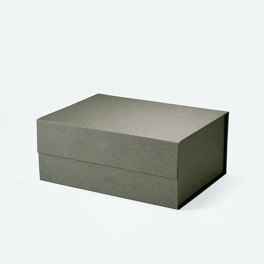 Pudełko Magnetyczne 235x170x100mm zew Szare Ozdobne Pudełko Na Prezent