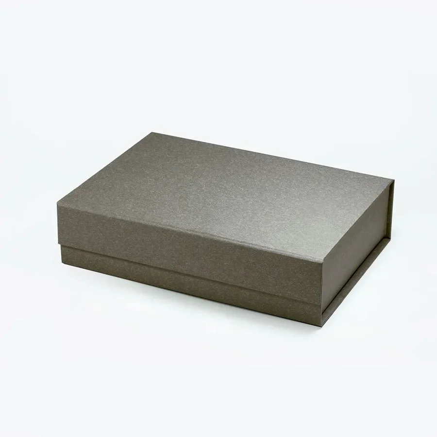 Pudełko magnetyczne A5 szare 235x170x60 mm, opakowanie prezentowe