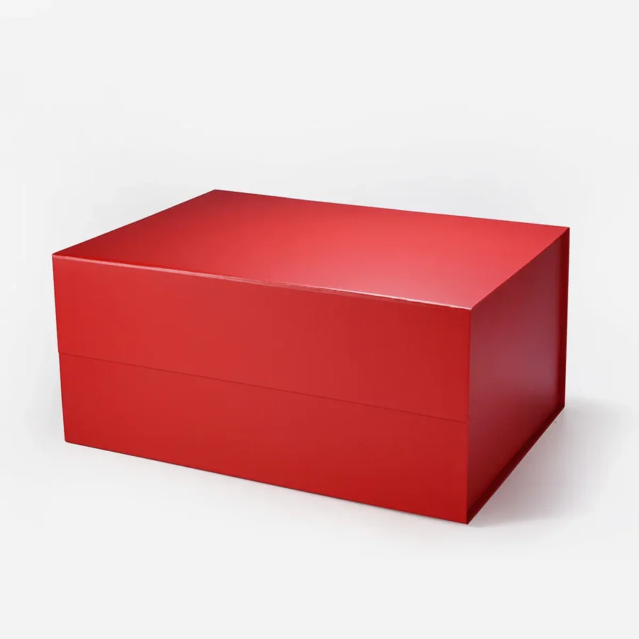 Pudełko Magnetyczne Czerwone 440x320x200mm(zew) A3 Ozdobne na prezent