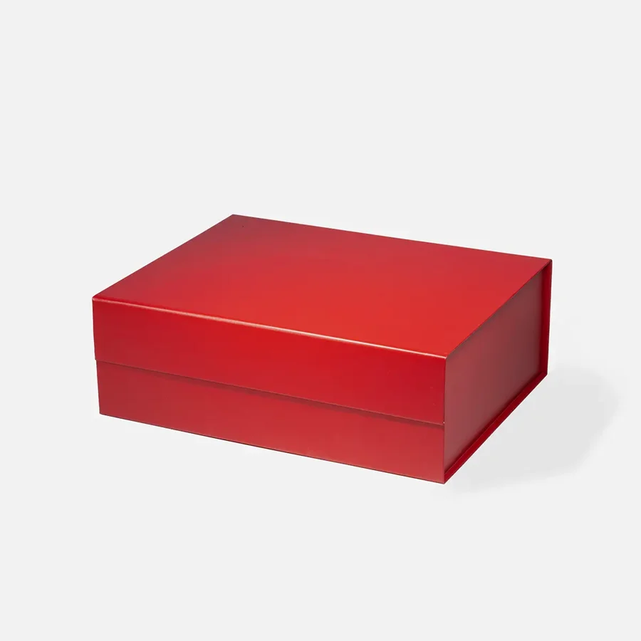 Pudełko Magnetyczne Czerwone 330x255x115mm (zew)A4 Pudełko Prezentowe