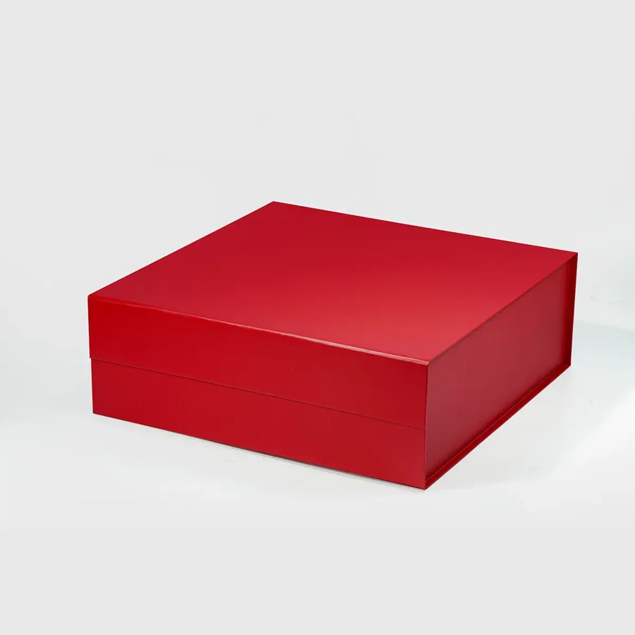 Pudełko Magnetyczne Czerwone 330x330x115mm (zew) A4 Opakowanie Ozdobne