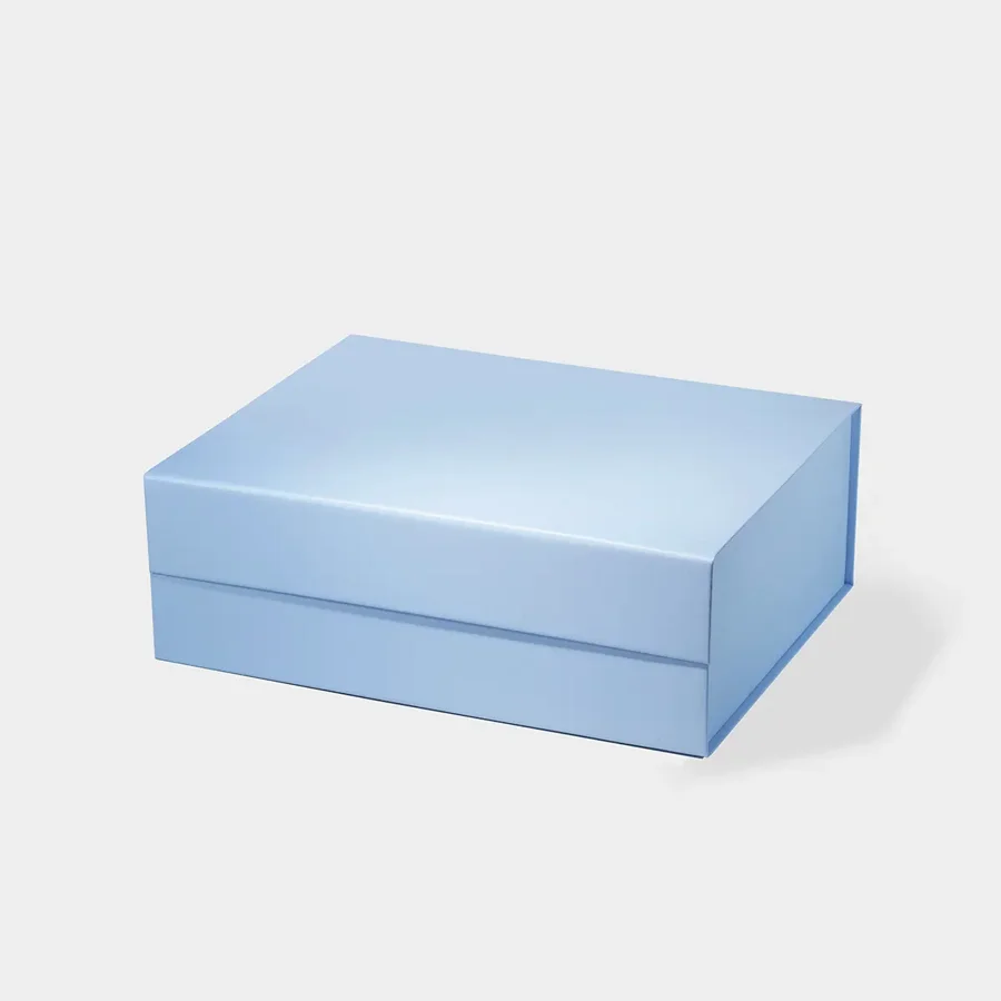 Pudełko Magnetyczne Błękitne 330x255x115mm (zew) A4 Ozdobne Opakowanie