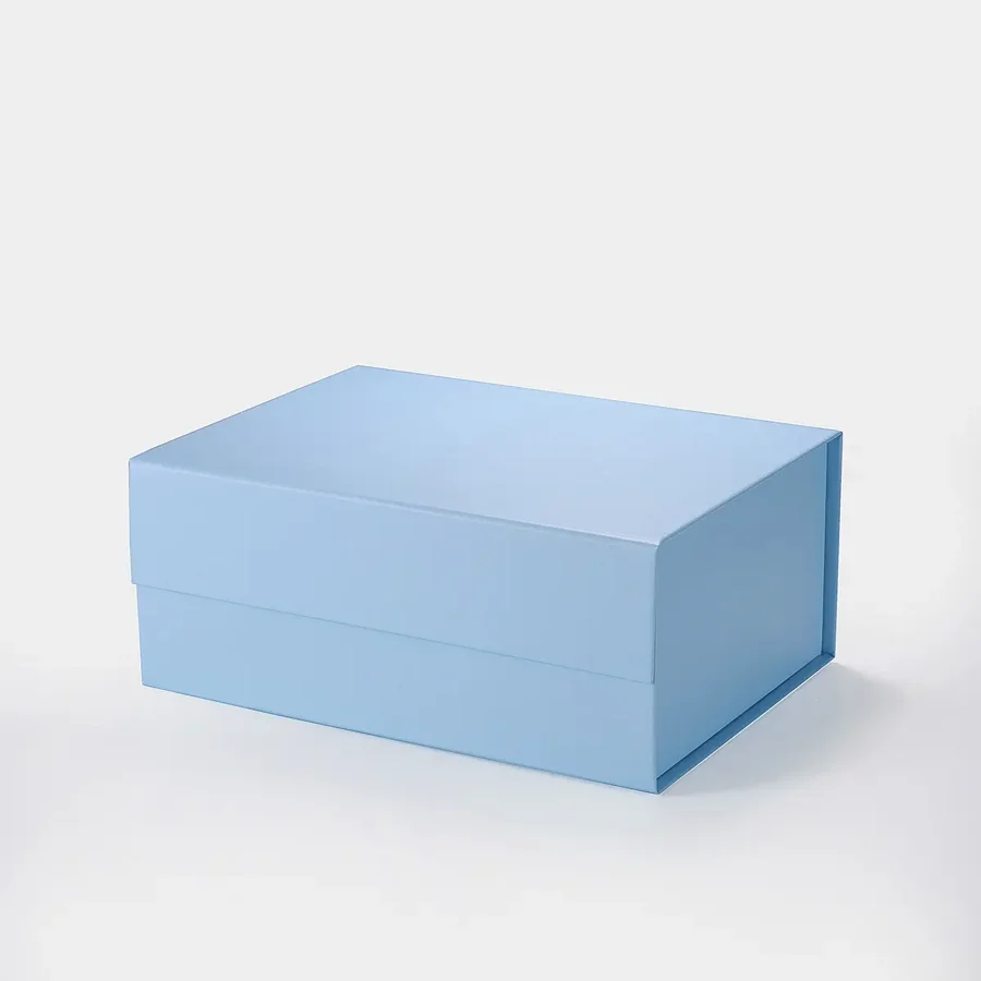 Pudełko magnetyczne A5 błękitne 235x170x100 mm opakowanie premium