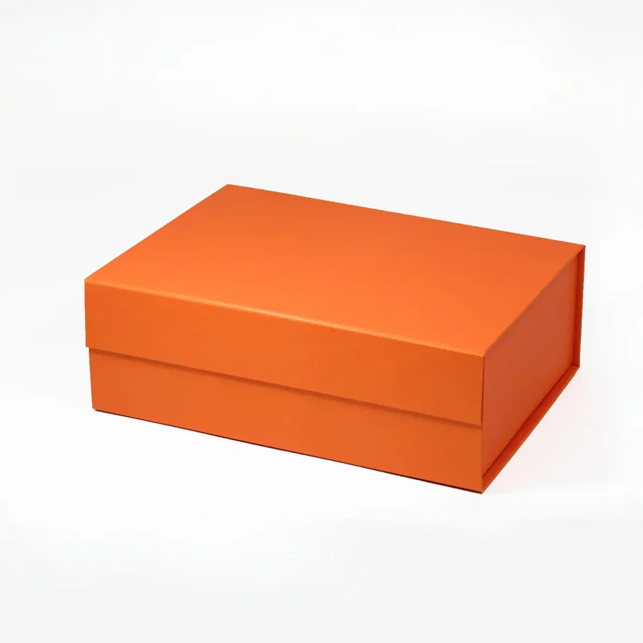 Pudełko Magnetyczne 280x210x95mm(zew) Pomarańczowe Prezentowe Pudełko