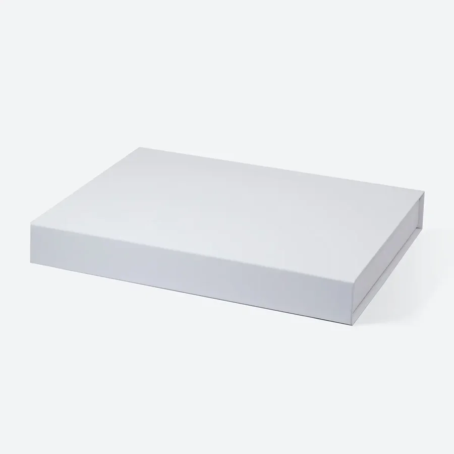 Pudełko Magnetyczne Białe 330x255x45 zew A4 Pudełko Ozdobne Prezentowe