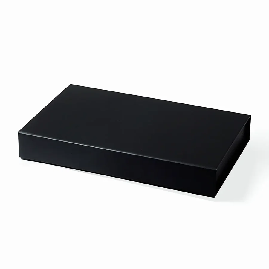Czarne pudełko magnetyczne C5 255x153x38 mm na elegancki prezent