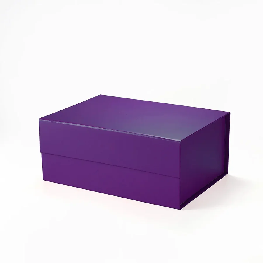 Pudełko Magnetyczne Ciemny Fiolet 235x170x100mm (zew) A5 Na Prezent