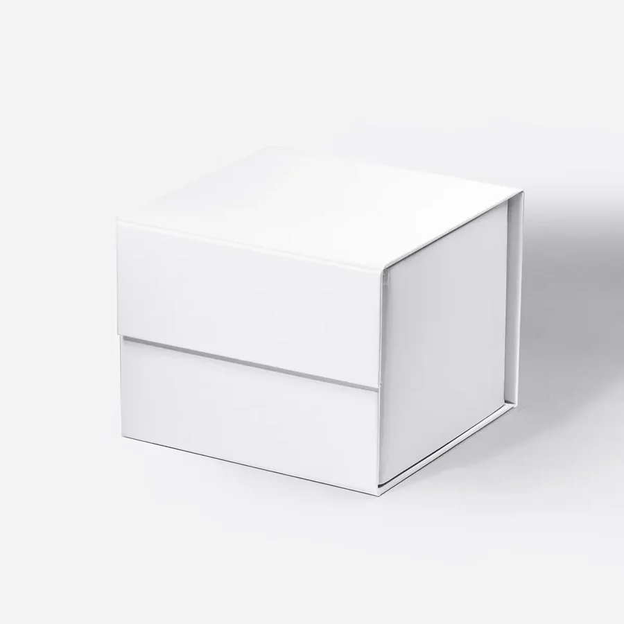 Pudełko magnetyczne białe B7 deep 153x153x102 mm prezentowe premium