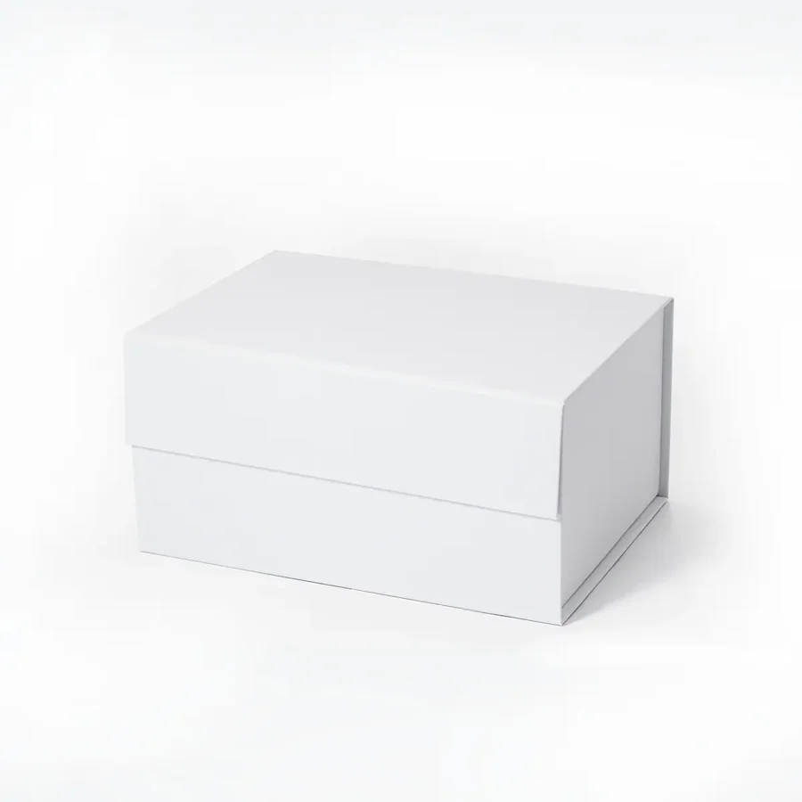 Pudełko Magnetyczne Białe B6 200x150x100mm(zew) Ozdobne Na Prezent