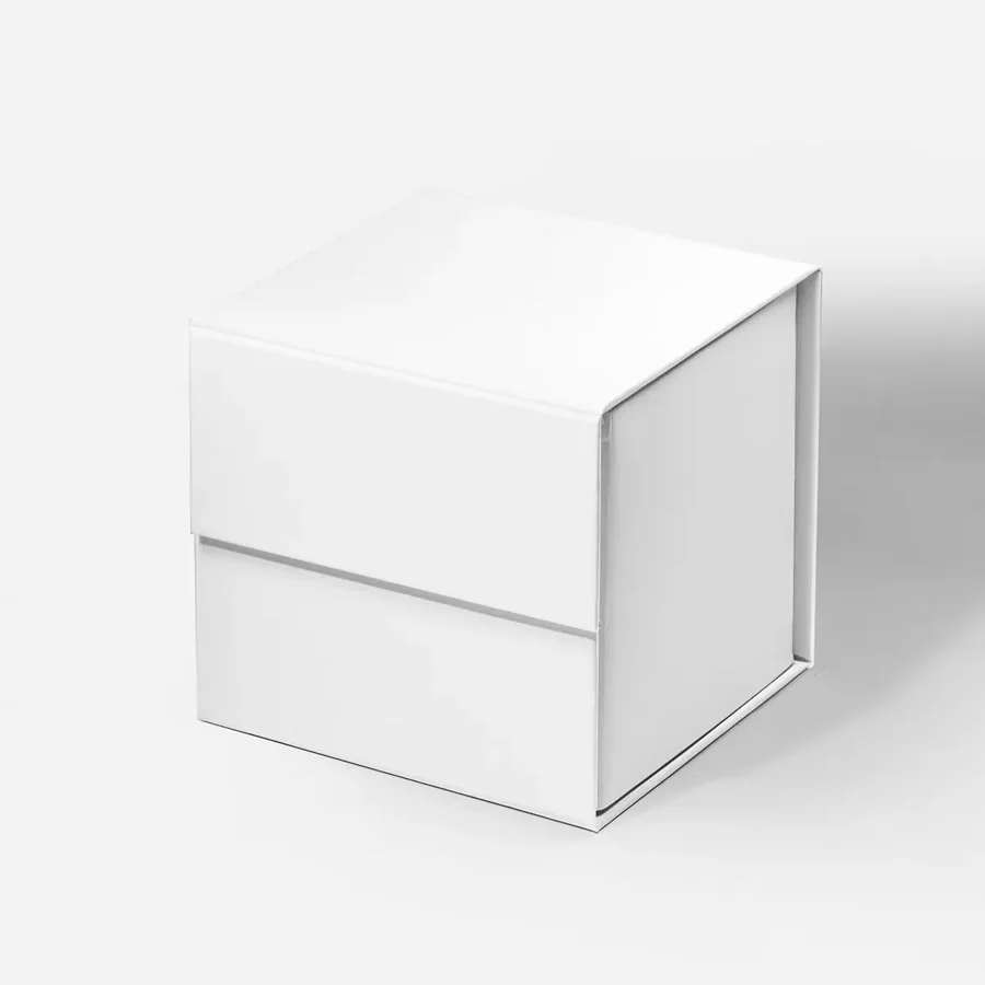 Pudełko magnetyczne kostka C5 białe 255x255x255 mm prezentowe