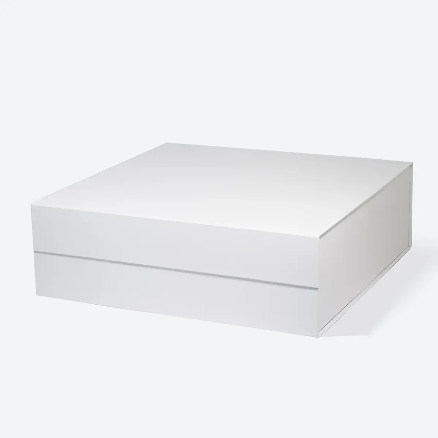 Pudełko Magnetyczne Białe A3 Kwadratowe 410x410x130mm(zew) Ozdobne