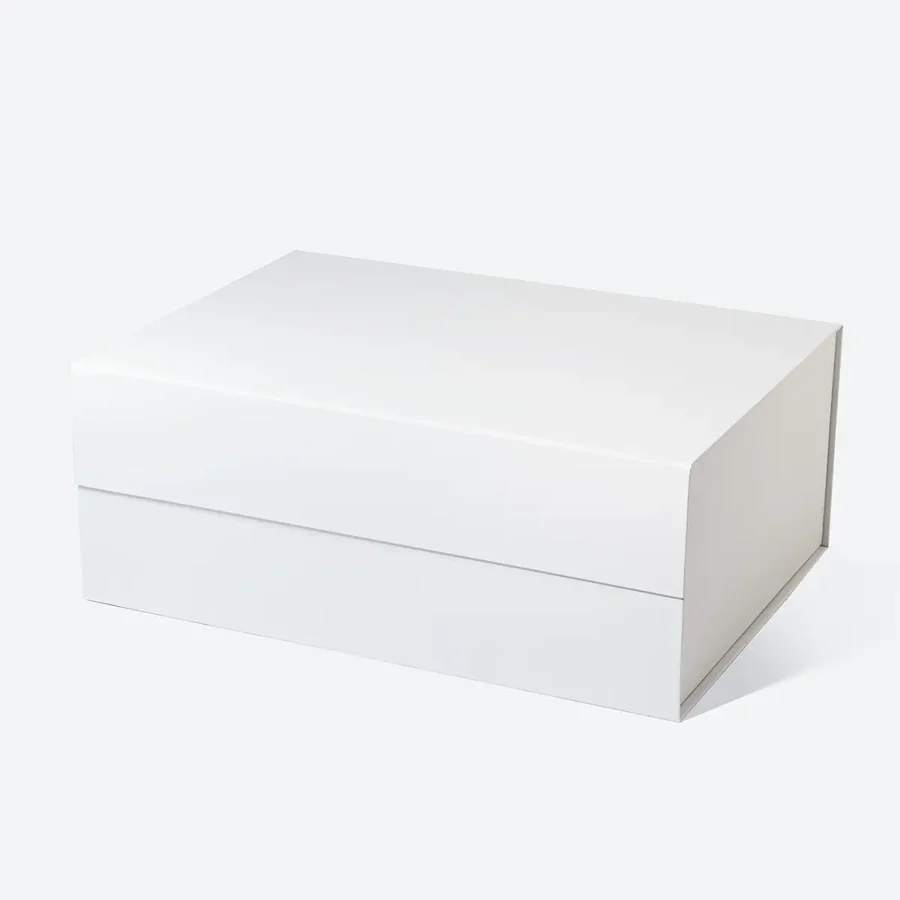 Pudełko Magnetyczne Białe L 380x280x150mm(zew) Eleganckie Prezentowe