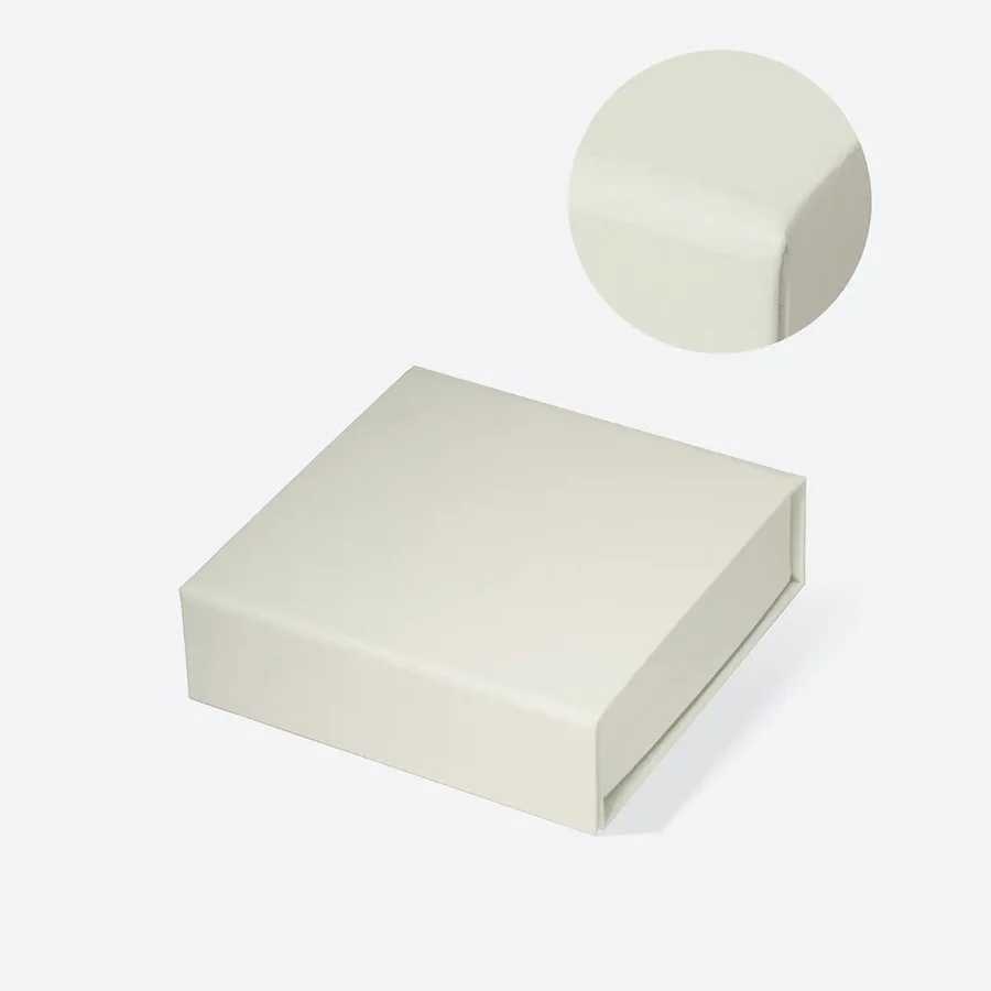 Pudełko Magnetyczne Kość Słoniowa XS 100x100x30mm(zew) Ozdobne