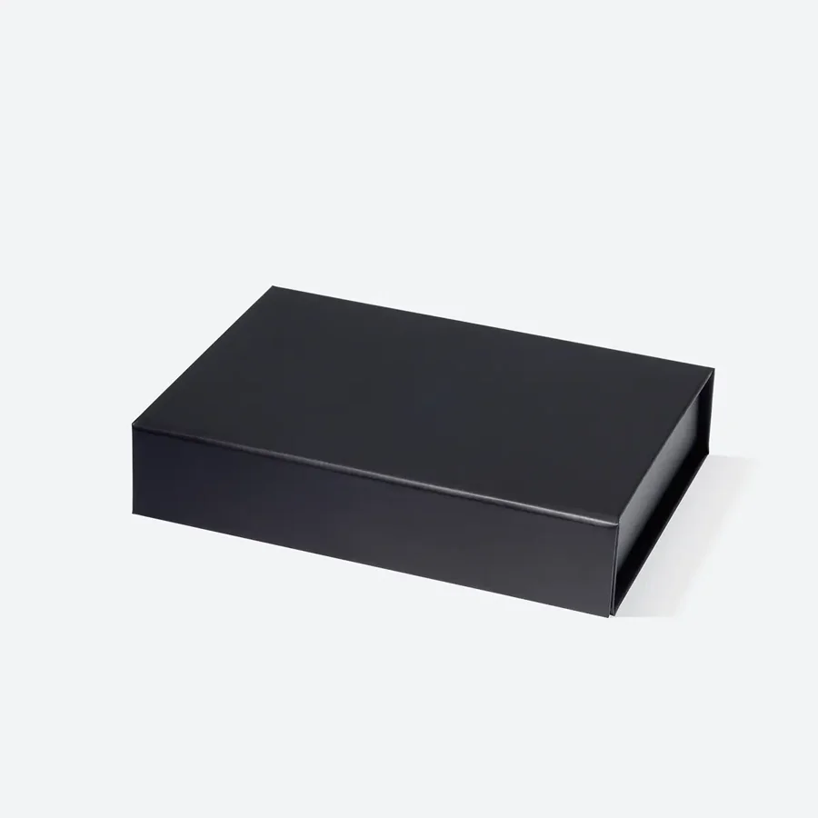 Pudełko magnetyczne czarne 175x125x38 mm A6 na prezent premium