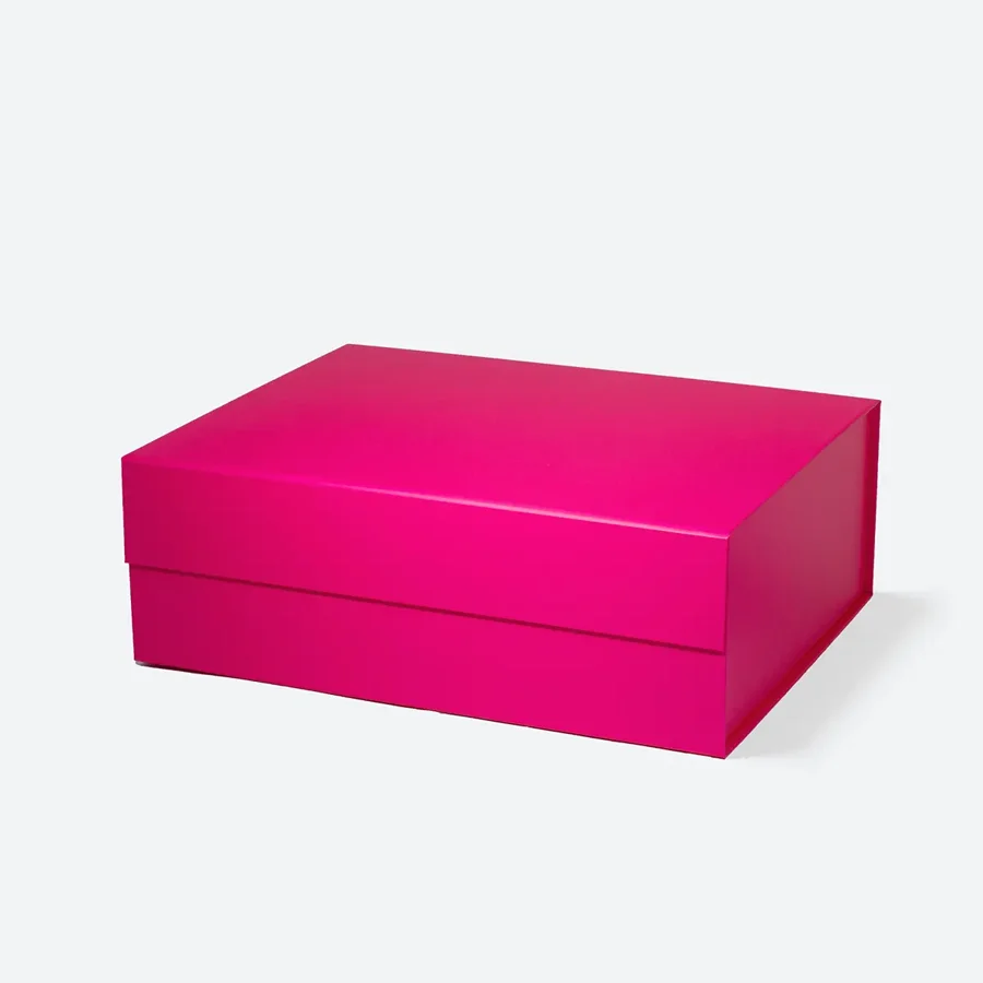 Pudełko Magnetyczne 330x255x115mm(zew) Magenta Eleganckie Na Prezent