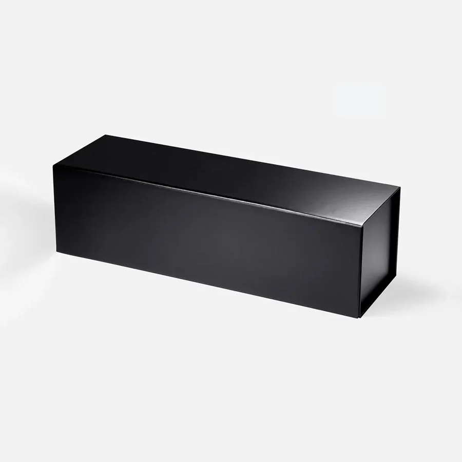 Pudełko Magnetyczne Na Wino Czarne 360x110x105mm (zew) Prezentowe