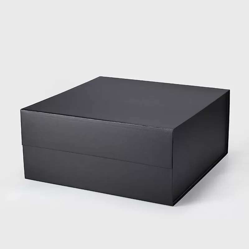 Pudełko magnetyczne prezentowe premium czarne A3 440x440x200 mm