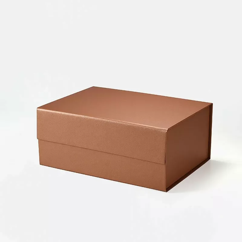 Pudełko magnetyczne miedziane A5 235x170x100 mm prezentowe premium