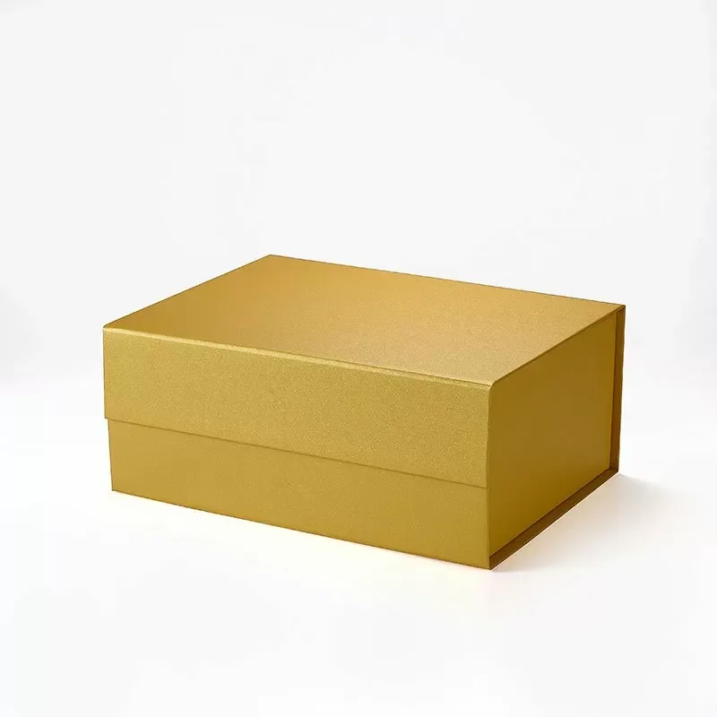 Pudełko Magnetyczne Perłowy Żółty 235x170x100mm (zew) A5 Na prezent