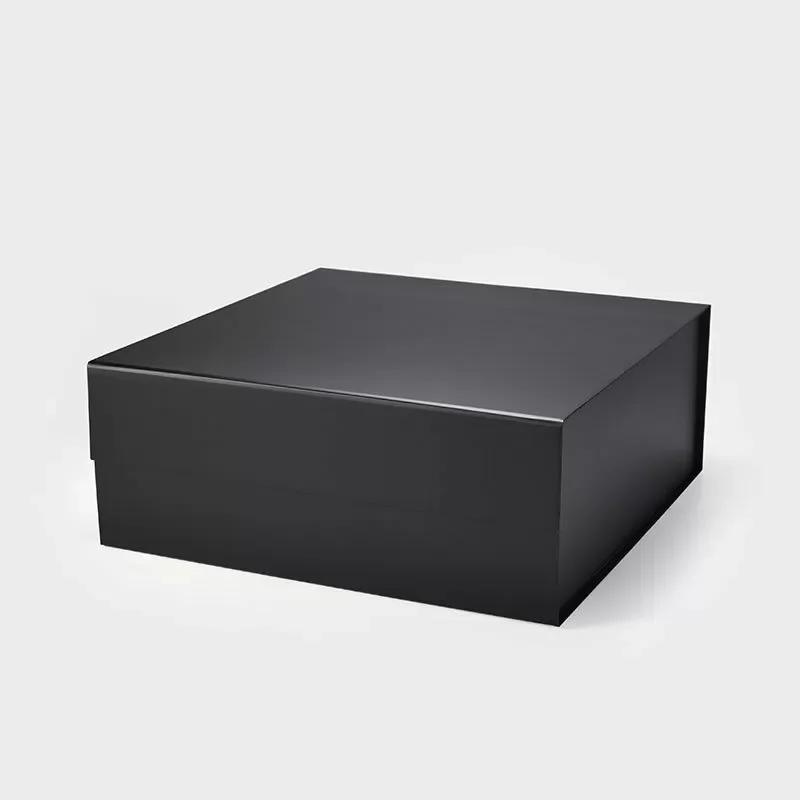 Pudełko Magnetyczne Czarne 380x380x150mm zew Karton Na Magnes Ozdobny