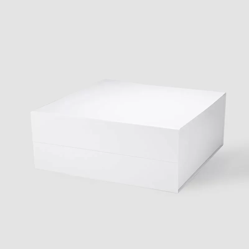 Pudełko Magnetyczne 380x380x150mm Białe Ozdobne Na Prezent Premium