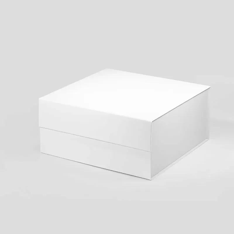 Pudełko Magnetyczne Białe 280x280x130mm(zew) Białe Ozdobne Opakowanie