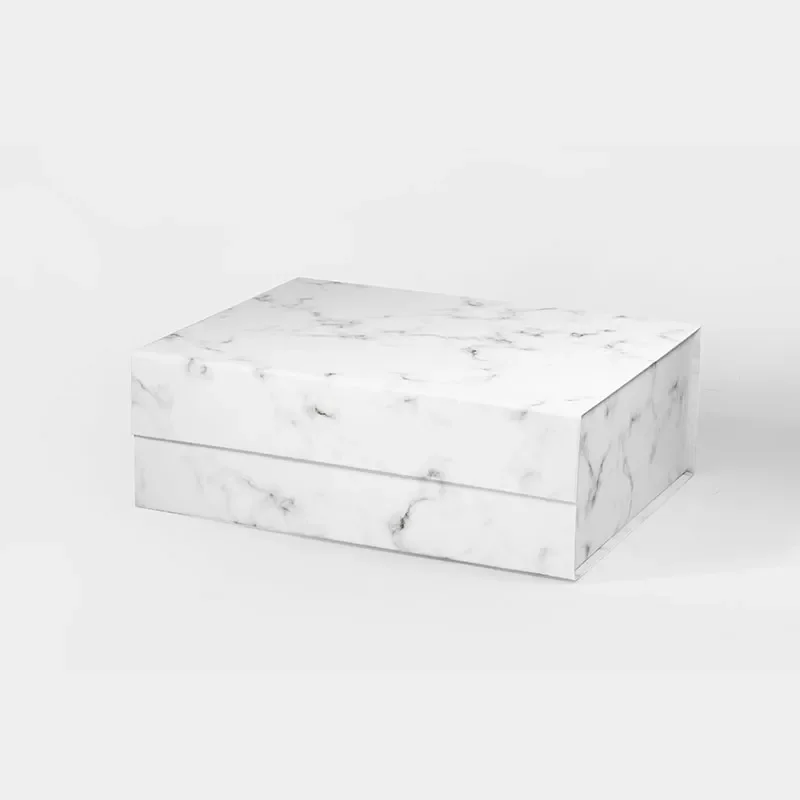 Pudełko Magnetyczne Marmurowe 330x255x115mm zew A4 Ekskluzywne Pudełko