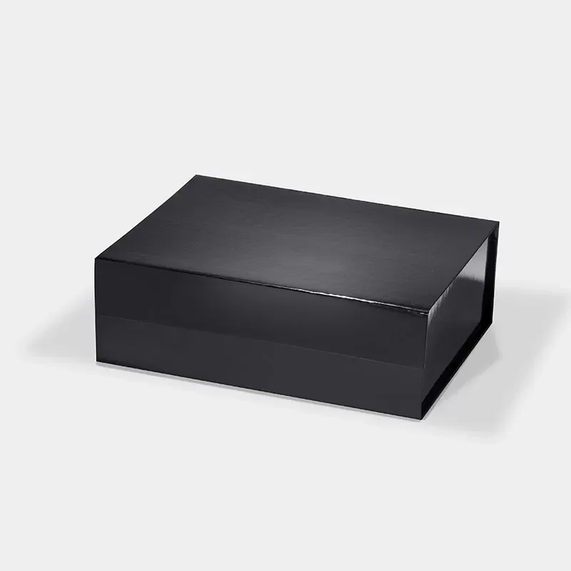 Pudełko Magnetyczne Czarny Połysk M 280x210x95mm(zew) Na Prezent