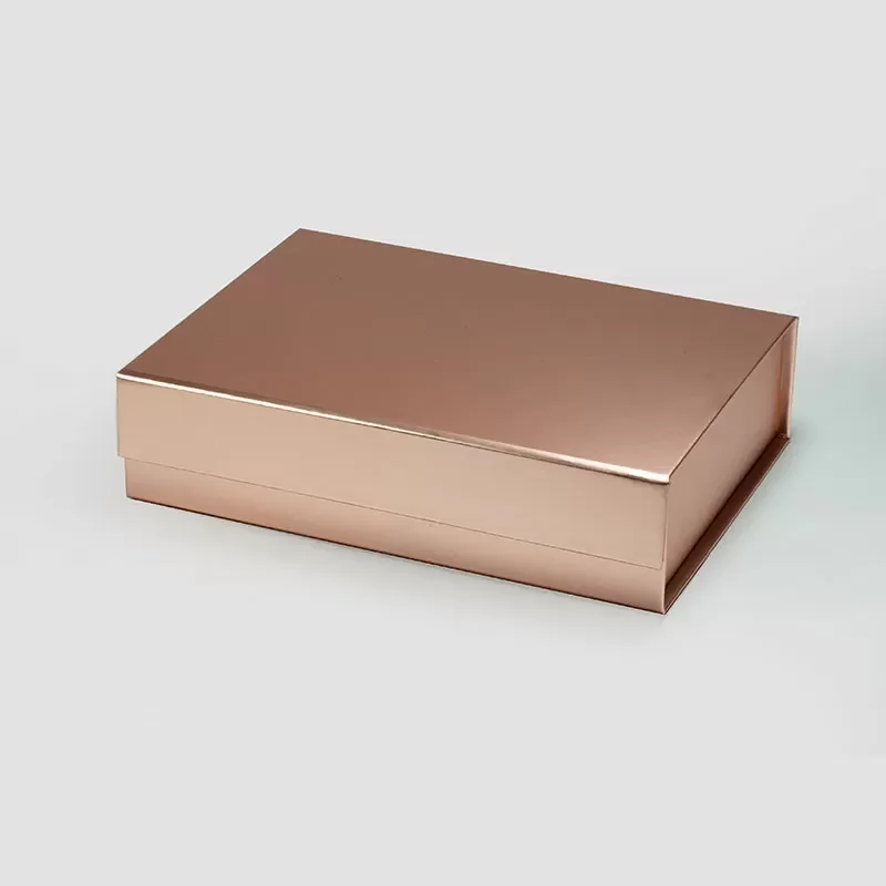 Pudełko Magnetyczne Różowe Złoto 235x170x60mm (zew) A5 Pudełko Ozdobne
